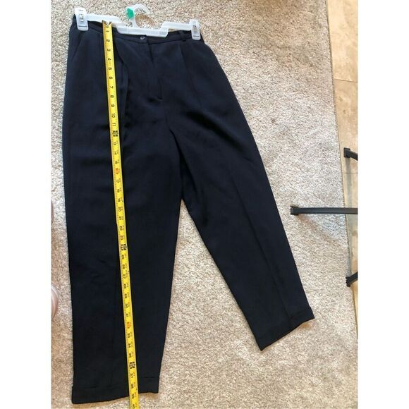 Chaus Women’s Black Elegant 2 Piece Suit Blazer and Pants Size Petite 14 - Picture 13 of 13